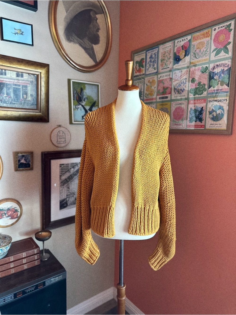 Free People Glow For It Crop Cardigan